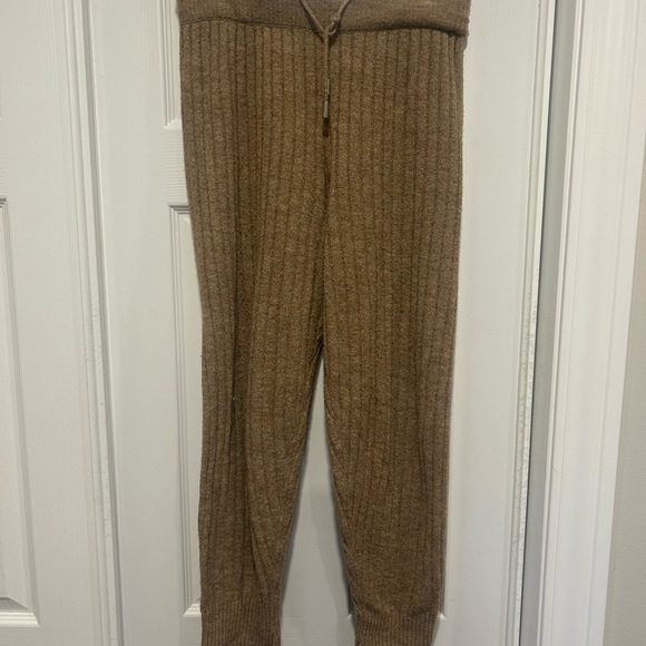 Free People Pants - Free People Brown Ribbed‎ Knit Pants